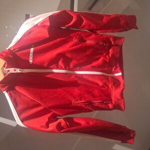 Red Abercrombie Zip Up